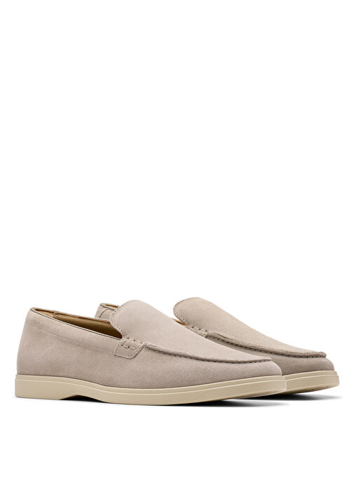 Clarks Gri Erkek Süet Günlük Ayakkabı Torford Easy Dark - Görsel 5