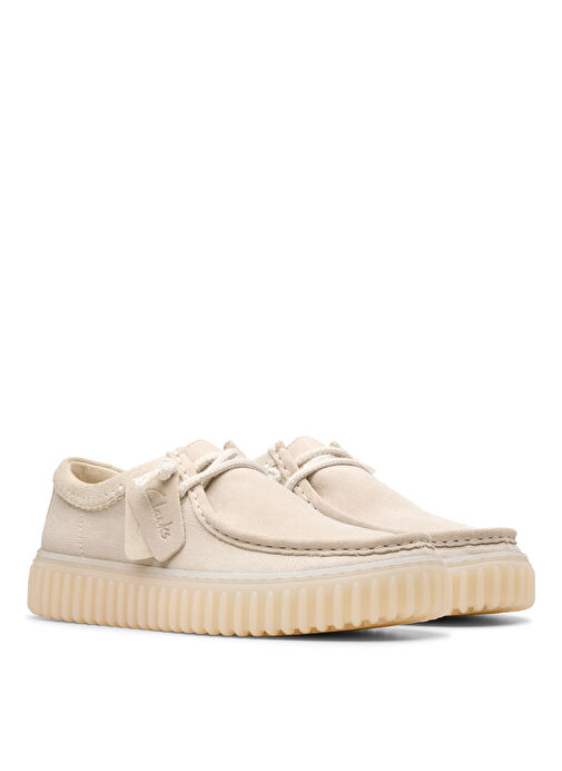 Clarks Gri Erkek Süet Günlük Ayakkabı Torhill Lo - Görsel 5