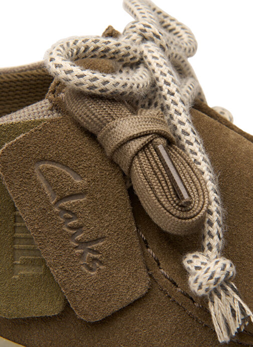Clarks Haki Erkek Süet Günlük Ayakkabı Torhill Lo - Görsel 9