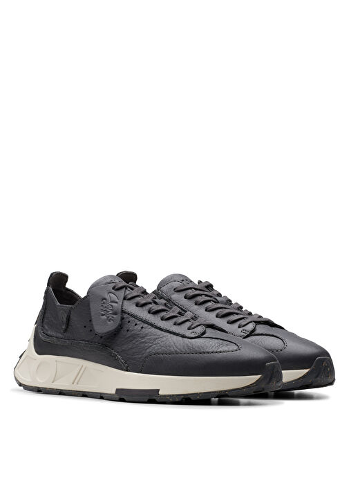 Clarks Siyah Erkek Deri Sneaker Craft Speed - Görsel 5
