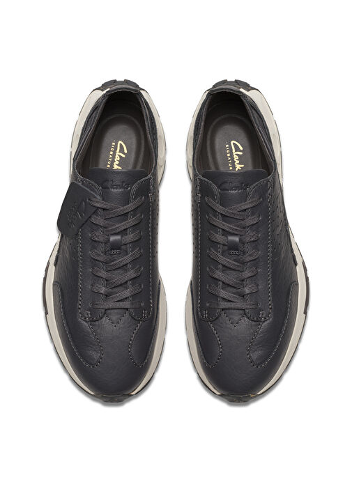 Clarks Siyah Erkek Deri Sneaker Craft Speed - Görsel 6