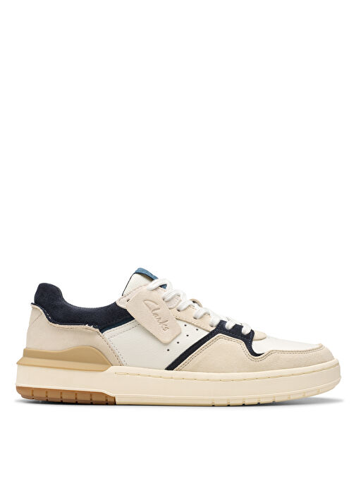Clarks Lacivert Erkek Süet Sneaker Courtlite2 Lo - Görsel 2