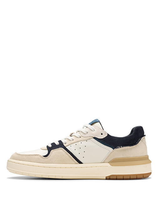 Clarks Lacivert Erkek Süet Sneaker Courtlite2 Lo - Görsel 3