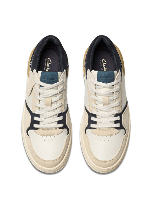 Clarks Lacivert Erkek Süet Sneaker Courtlite2 Lo - Görsel 6