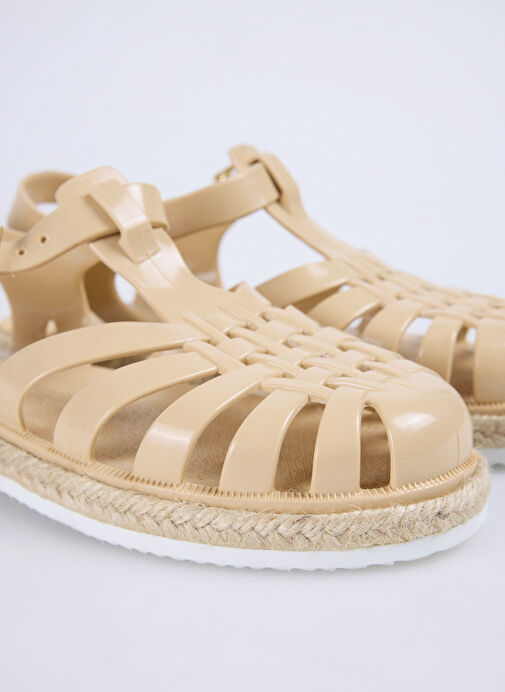 Meduse Bej Kadın Sandalet 629512 - Görsel 6