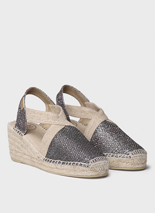 Toni Pons Gri Kadın Sandalet 1TONW2025117 - Görsel 3