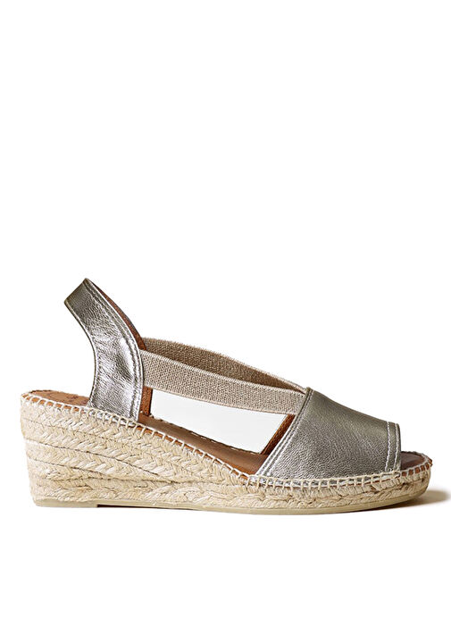 Toni Pons Platin Kadın Deri Sandalet 1TONW2020082 - Görsel 2