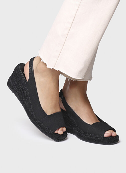 Toni Pons Siyah Kadın Sandalet 1TONW2025059 - Görsel 5