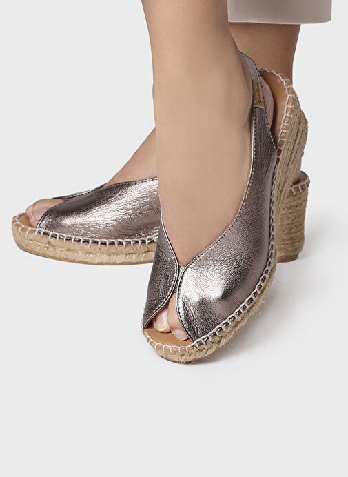 Toni Pons Kahverengi Kadın Deri Sandalet 1TONW2025161 - Görsel 5