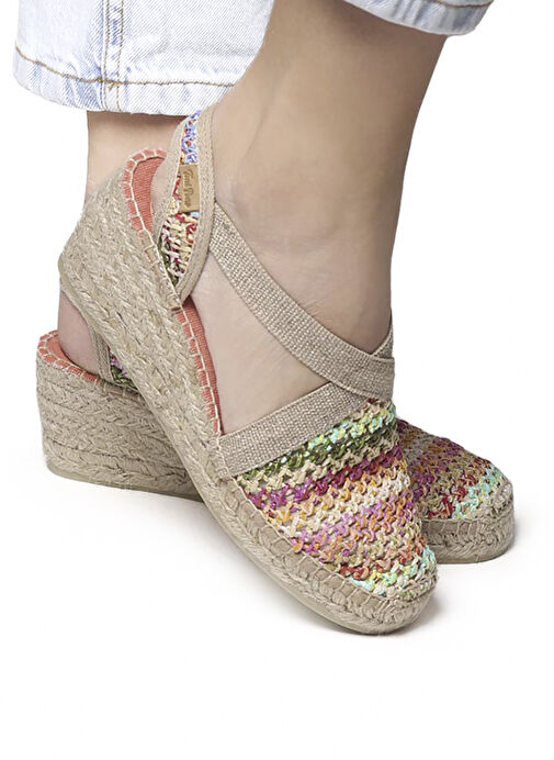 Toni Pons Çok Renkli Kadın Sandalet 1TONW2023145 - Görsel 5