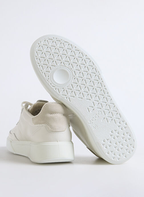 Ecco Beyaz Erkek Sneaker STREET COURT M LEA - Görsel 5