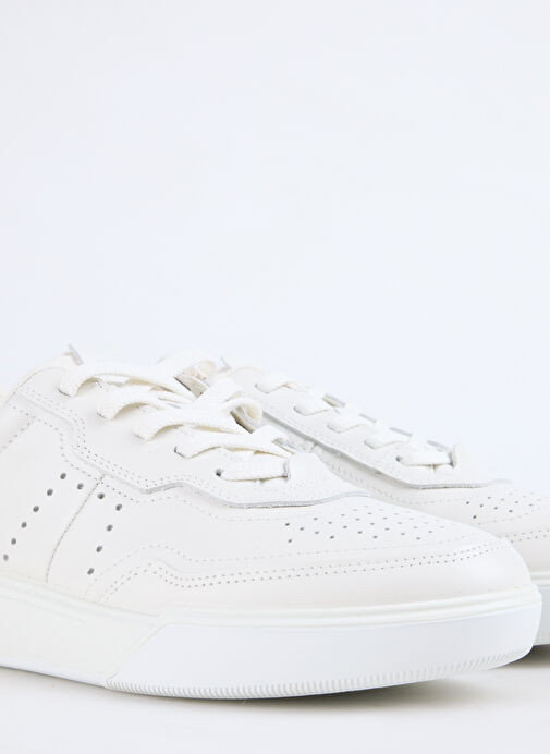 Ecco Beyaz Erkek Sneaker STREET COURT M LEA - Görsel 6