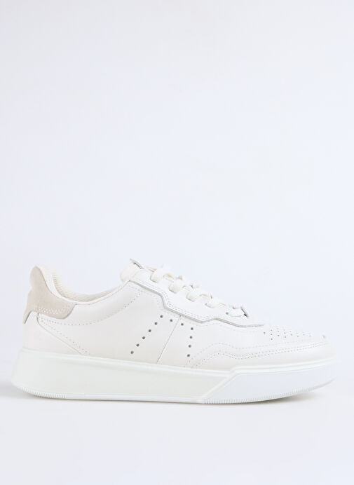 Ecco Beyaz Erkek Sneaker STREET COURT M LEA - Görsel 2