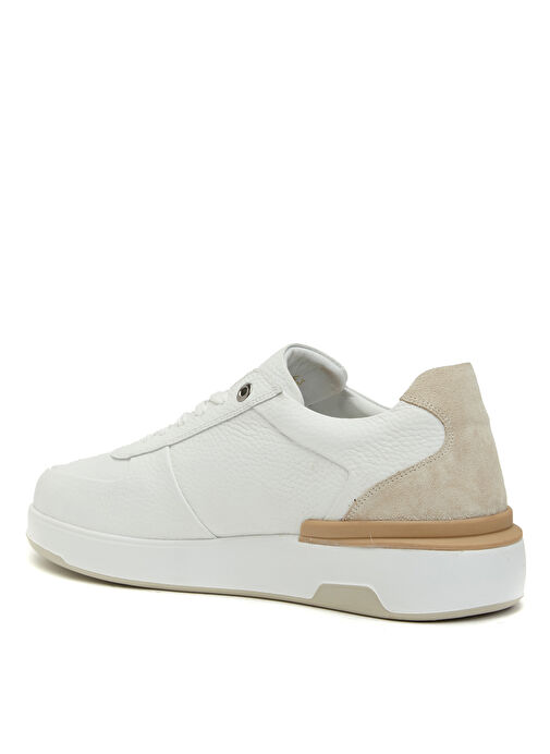 George Hogg Beyaz Erkek Deri Sneaker 280-44-5FW - Görsel 5