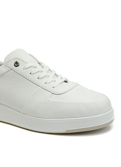 George Hogg Beyaz Erkek Deri Sneaker 280-44-5FW - Görsel 7