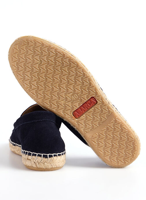 Abarca Lacivert Erkek Deri Espadril MOCASIN - Görsel 5