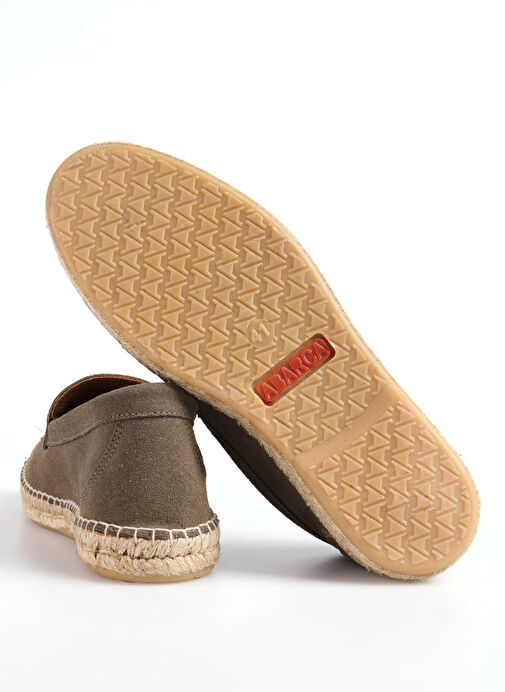 Abarca Haki Erkek Deri Espadril MOCASIN LISO - Görsel 5