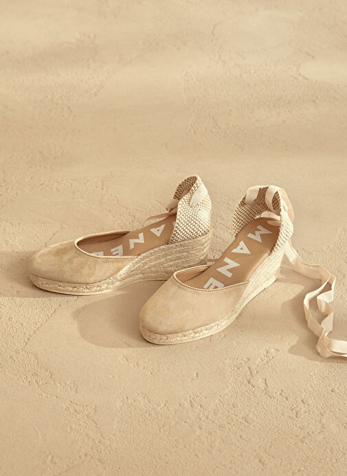 Manebi Bej Kadın Deri Espadril 1.1 WL - Görsel 3