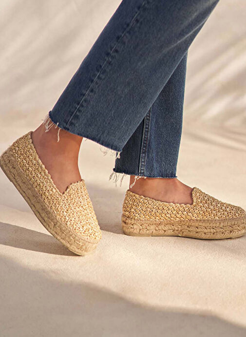 Manebi Kahverengi Kadın Espadril V 2.7 D0 - Görsel 4
