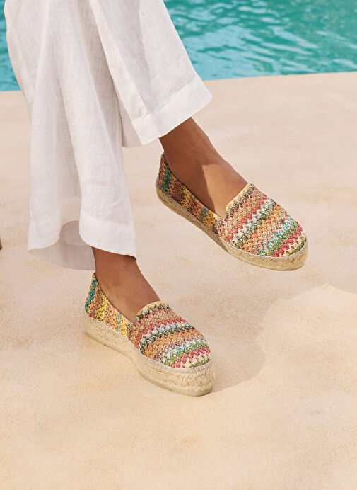 Manebi Çok Renkli Kadın Espadril H 3.4 D0 - Görsel 5