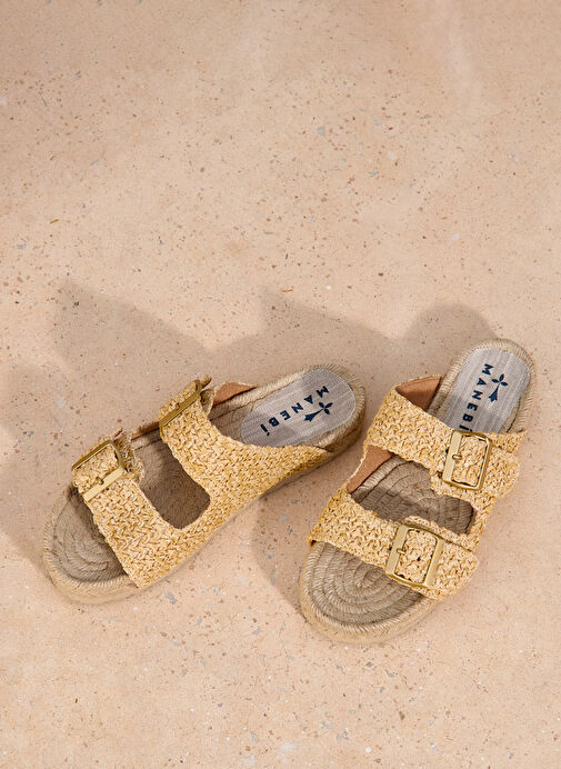 Manebi Kahverengi Kadın Sandalet V 2.8 R0 - Görsel 2