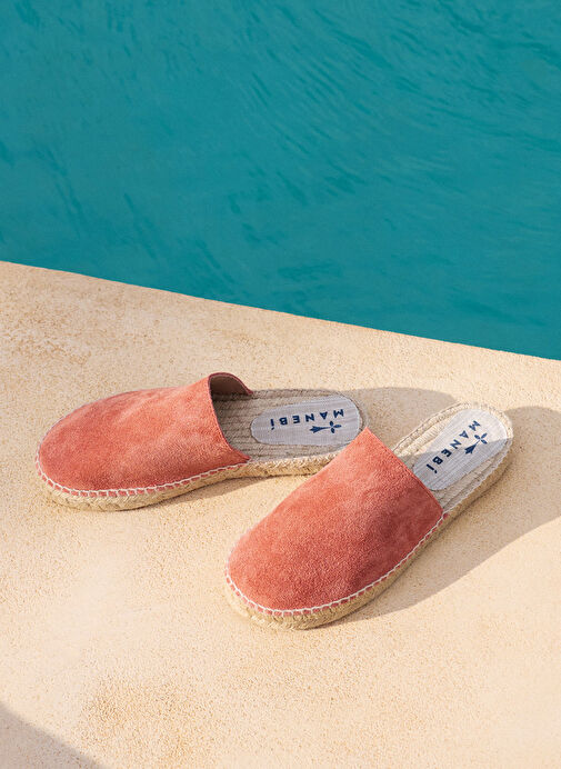 Manebi Kahverengi Kadın Deri Terlik R 7.0 MH - Görsel 3