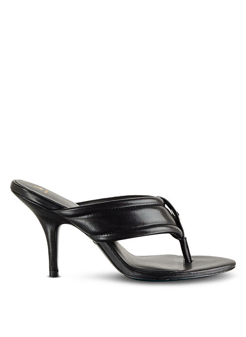 Patrizia Pepe Siyah Kadın Deri Topuklu Ayakkabı 2X0029L026K103 - Görsel 2