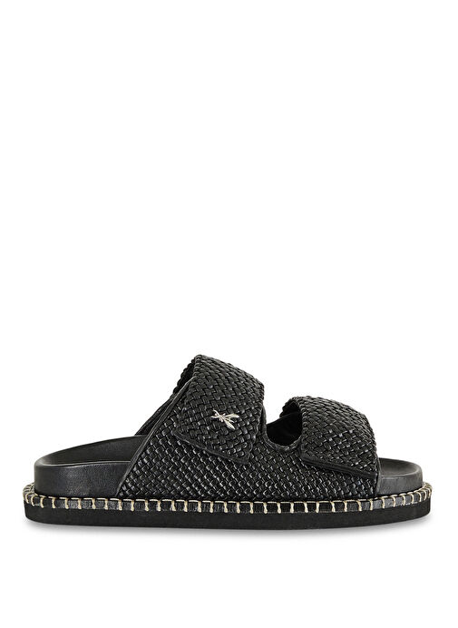 Patrizia Pepe Siyah Kadın Deri Sandalet 2X0045L109K103 - Görsel 2