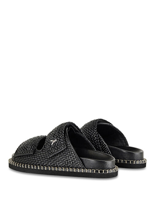 Patrizia Pepe Siyah Kadın Deri Sandalet 2X0045L109K103 - Görsel 3