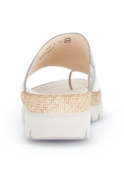 Gabor Bej Kadın Süet + Deri Terlik 63.722.12 - Görsel 7