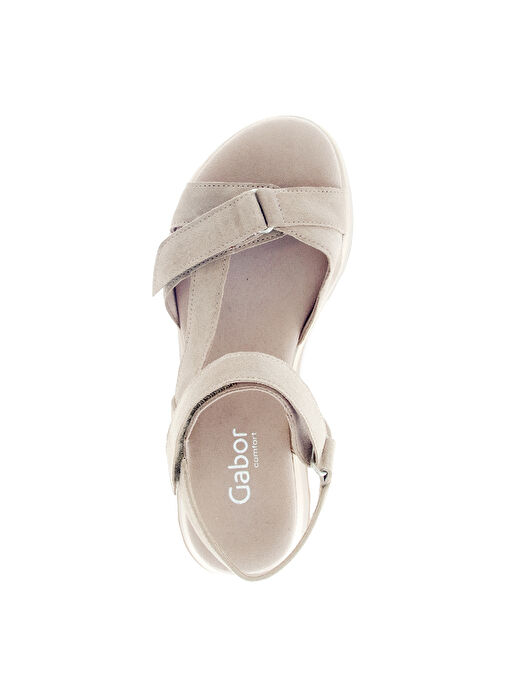 Gabor Toprak Kadın Süet Sandalet 62.845.41 - Görsel 5