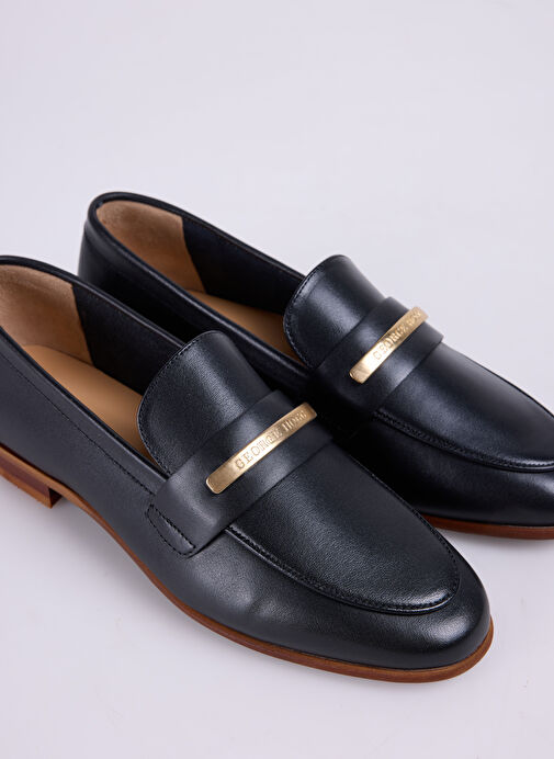 George Hogg George Hogg Siyah Kadın Deri Loafer Z-8954 Boyner'de! Siyah - 6. görsel