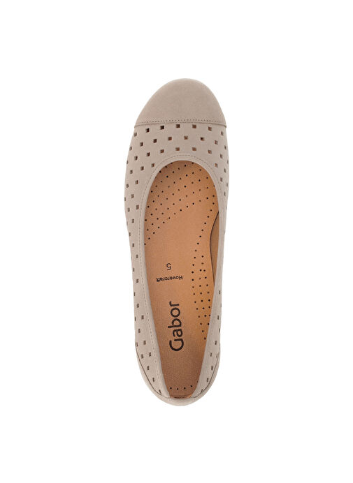Gabor Bej Kadın Nubuk Babet 64.169.12 - Görsel 5