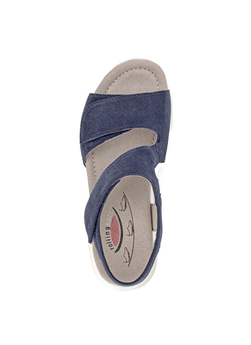 Gabor Lacivert Kadın Nubuk Sandalet 66.815.36 - Görsel 5