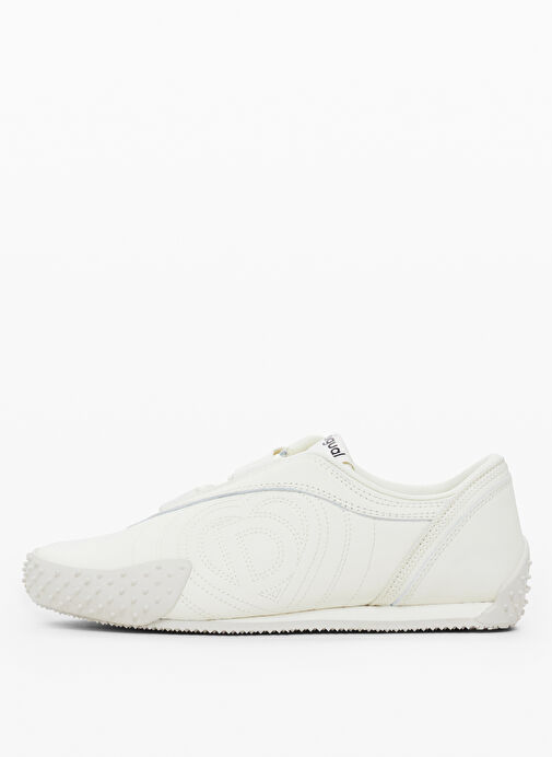 Desigual Beyaz Kadın Deri Sneaker 25SSKL01 - Görsel 2