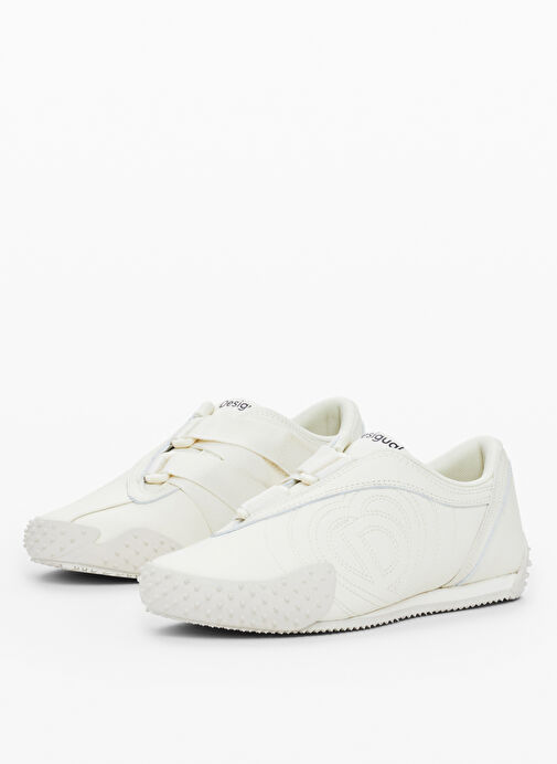 Desigual Beyaz Kadın Deri Sneaker 25SSKL01 - Görsel 3