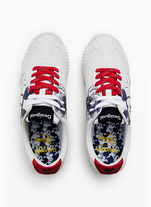 Desigual Beyaz Kadın Sneaker 25SSKP06 - Görsel 4