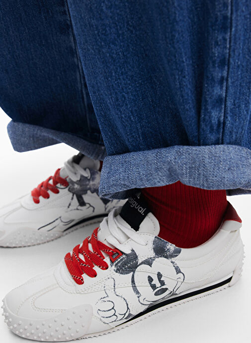 Desigual Beyaz Kadın Sneaker 25SSKP06 - Görsel 7