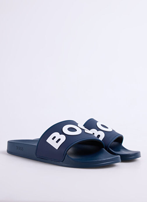 BOSS Lacivert Erkek Plaj Terliği Kirk - Görsel 3