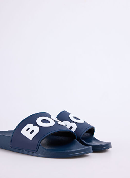 BOSS Lacivert Erkek Plaj Terliği Kirk - Görsel 6