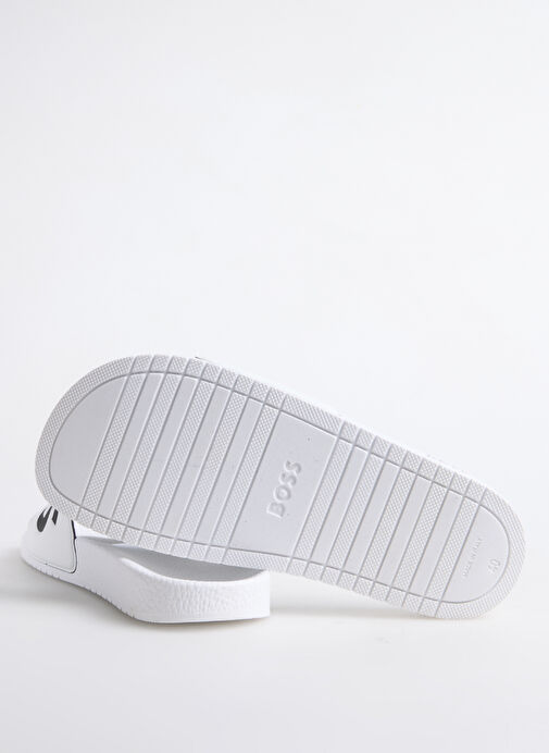 BOSS Beyaz Erkek Plaj Terliği Aryeh - Görsel 5
