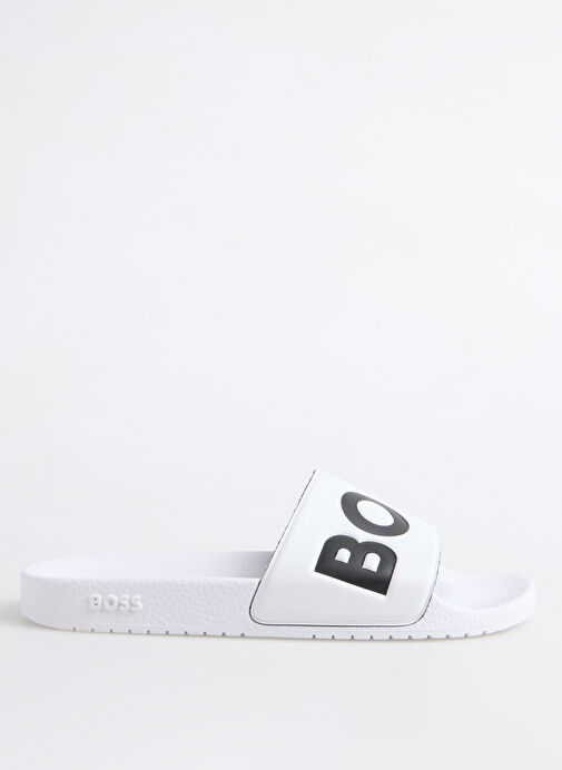 BOSS Beyaz Erkek Plaj Terliği Aryeh - Görsel 2