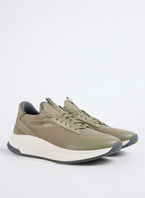 BOSS Yeşil Erkek Sneaker TTNM EVO - Görsel 3