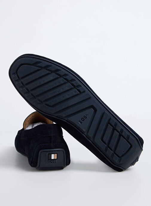BOSS Lacivert Erkek Deri Günlük Ayakkabı Noel - Görsel 5