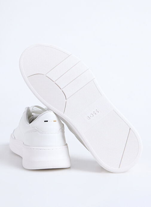 BOSS Beyaz Erkek Deri Sneaker Baltimore - Görsel 5
