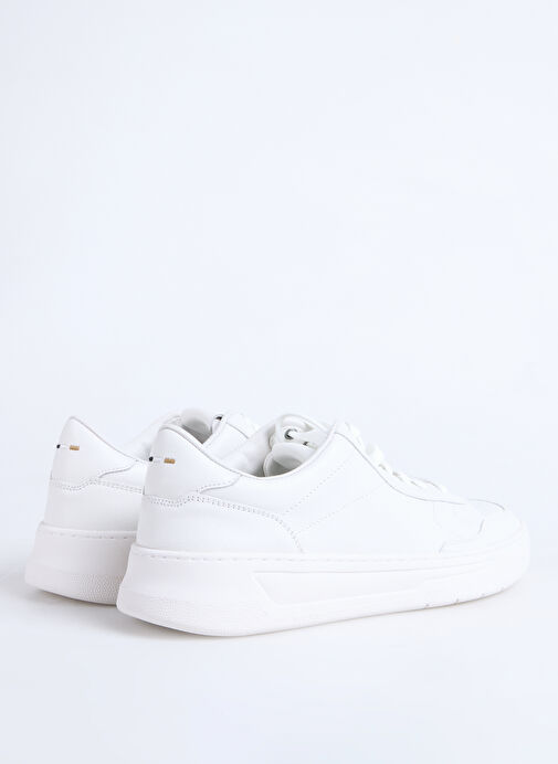 BOSS Beyaz Erkek Deri Sneaker Baltimore - Görsel 4