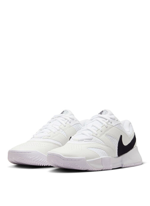 Nike FD6575-100 W NIKE COURT LITE 4 Beyaz Kadın Tenis Ayakkabısı - Görsel 6