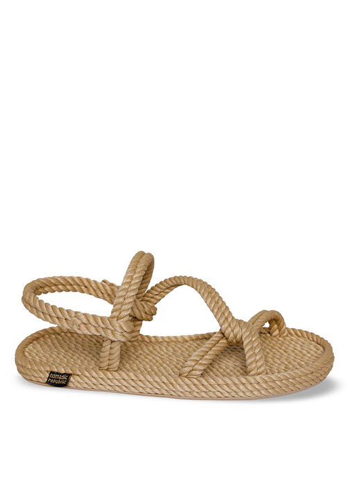 Nomadic Republic Bej Kadın Sandalet MYK.0012.K.T - Görsel 3