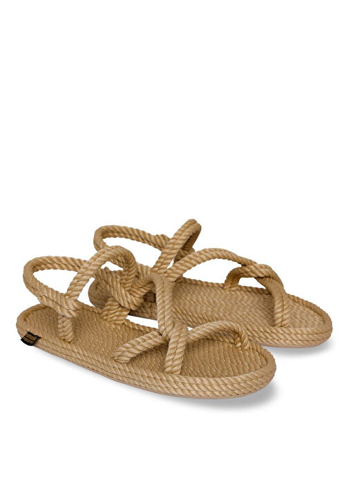 Nomadic Republic Bej Kadın Sandalet MYK.0012.K.T - Görsel 5