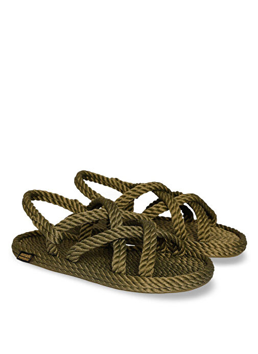 Nomadic Republic Haki Kadın Sandalet BOD.0011.K.T - Görsel 4